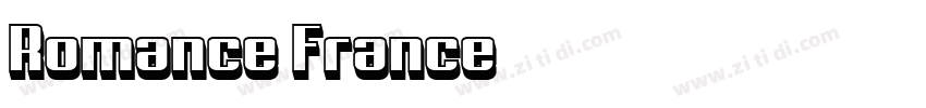 Romance France字体转换